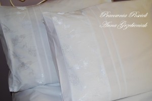 W stylu glamour - srebrne róże 160x200