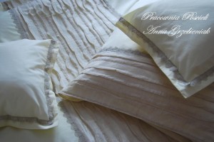 W stylu vintage  - z gniecionym lnem