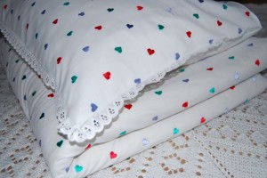 Haftowane serduszka 