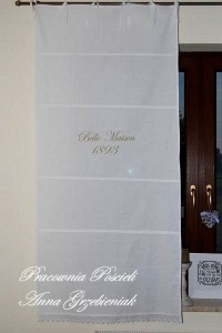 Zasłonka Shabby Chic 165x75